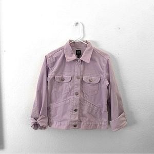 Gap lavender corduroy jacket. Size medium.